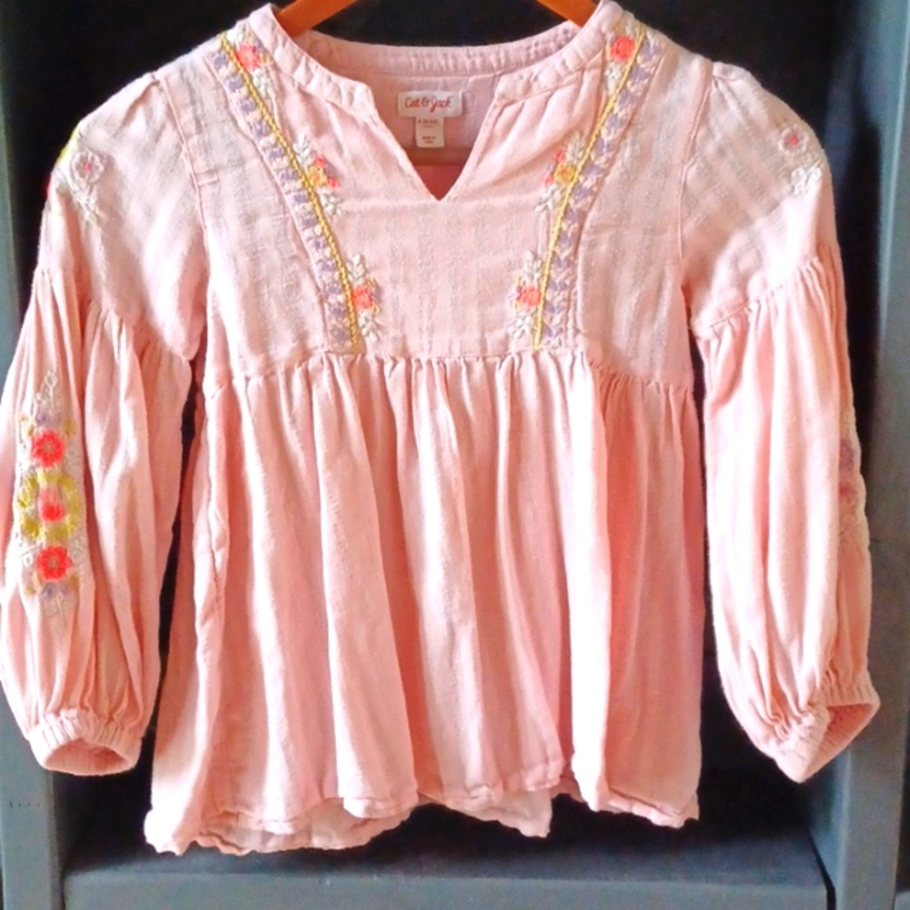Girl's Embroidered Blouse